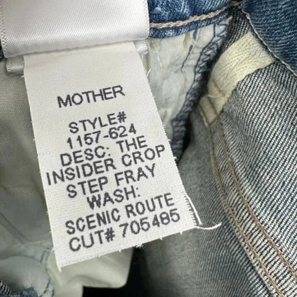 NEW MOTHER The Insider Crop Step Fray in Scenic Route B1349 - Picture 5 of 5